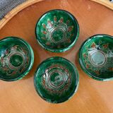 Green enamelled bowls from Ubeda
