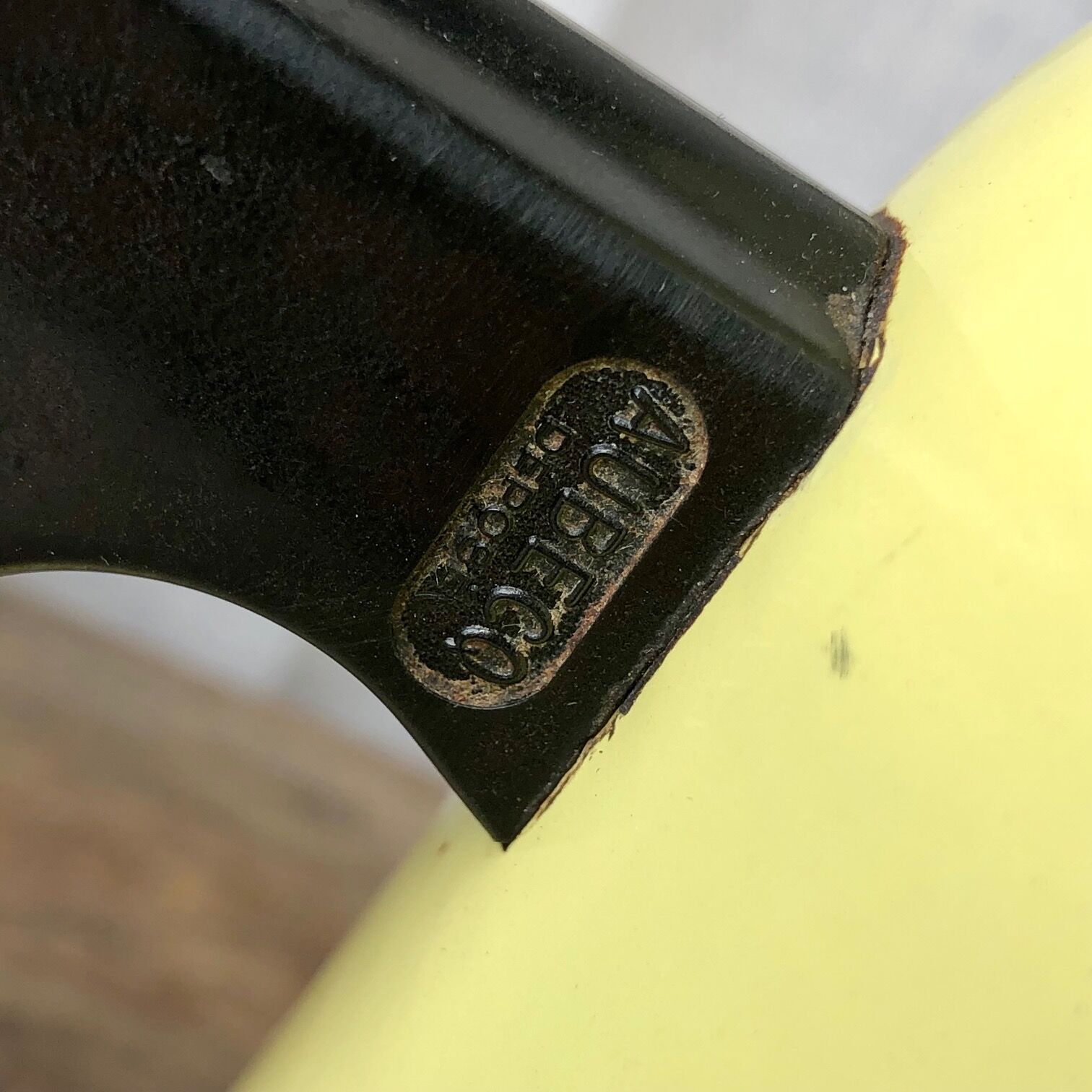 Aubecq enamelled sheet metal coffee maker