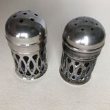 Set of 2 silver metal salts