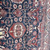 Large vintage rug Chobi Afghan handmade 274x404 cm
