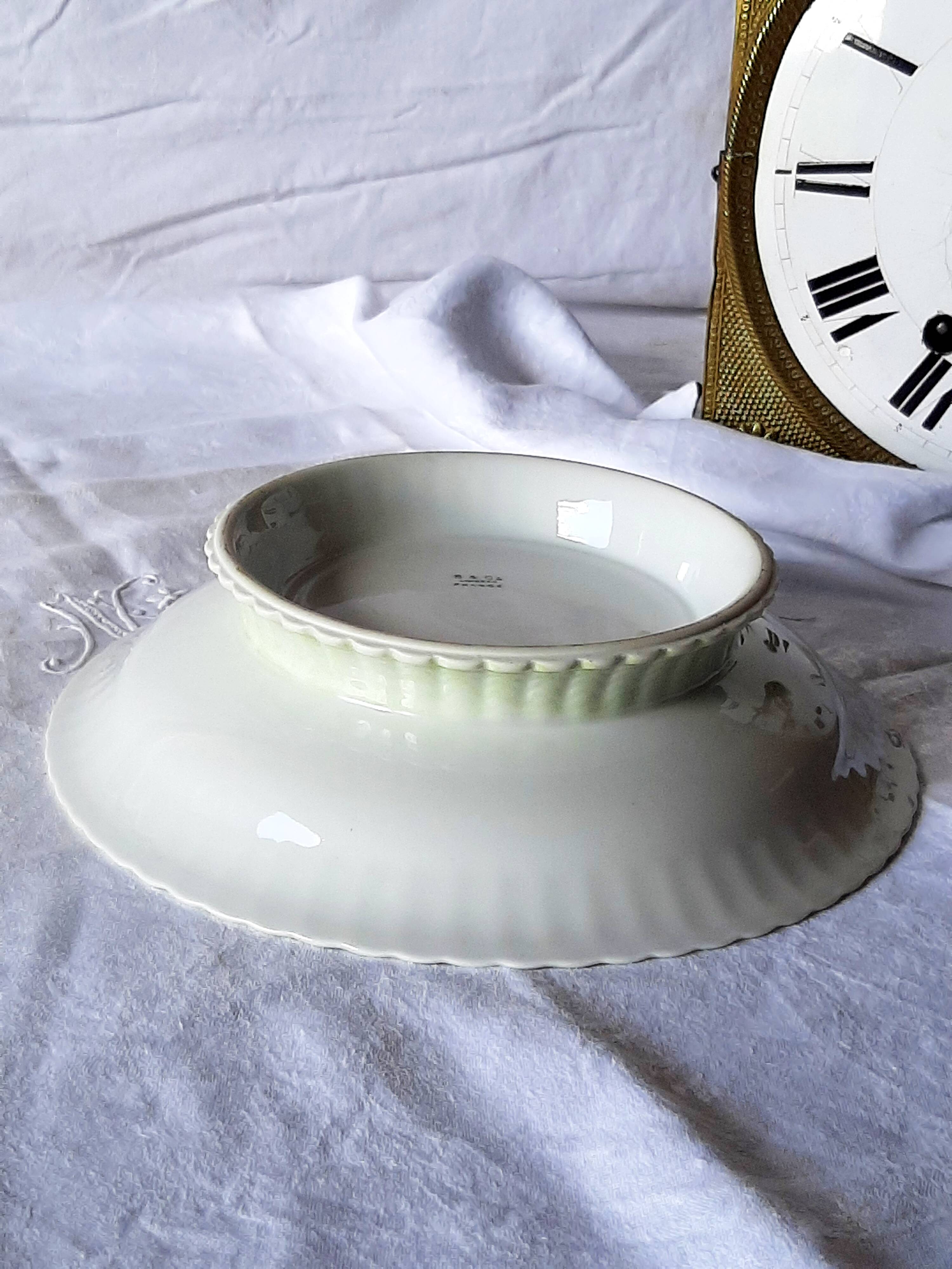 Bernardaud Limoges porcelain cake dish
