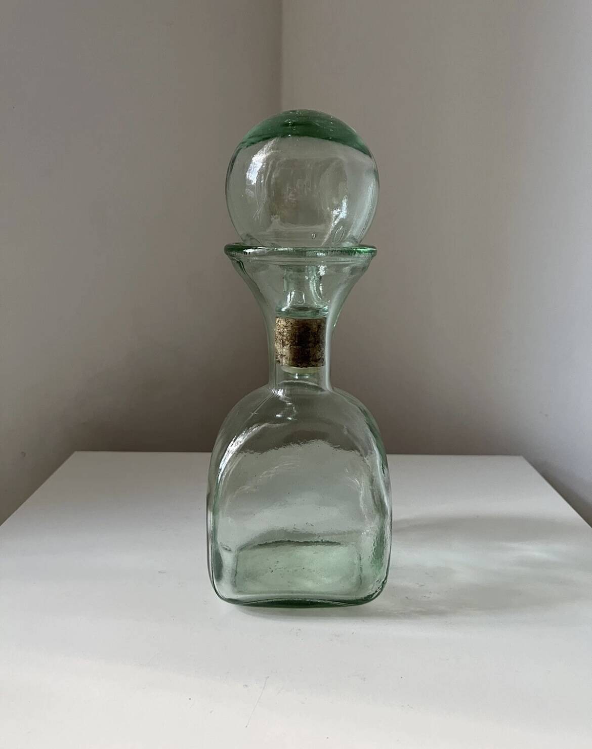 Vintage Italy 1970s bottle decanter