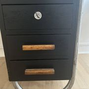 Bureau vintage bois et métal