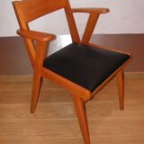 Pair of vintage bridge armchairs