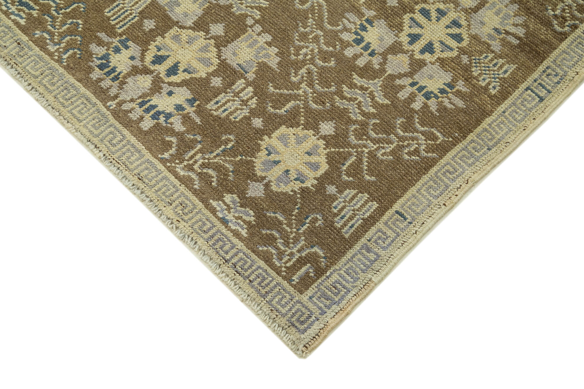1960s handmade contemporary oriental beige rug 151 cm x 251 cm