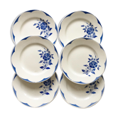 6 assiettes à dessert digoin Corsica