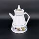 Hand-painted Breton earthenware tea set – France 1970s