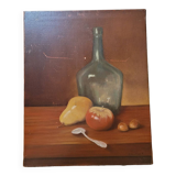 Tableau nature morte - huile sur toile - Signé Ankie Rialland