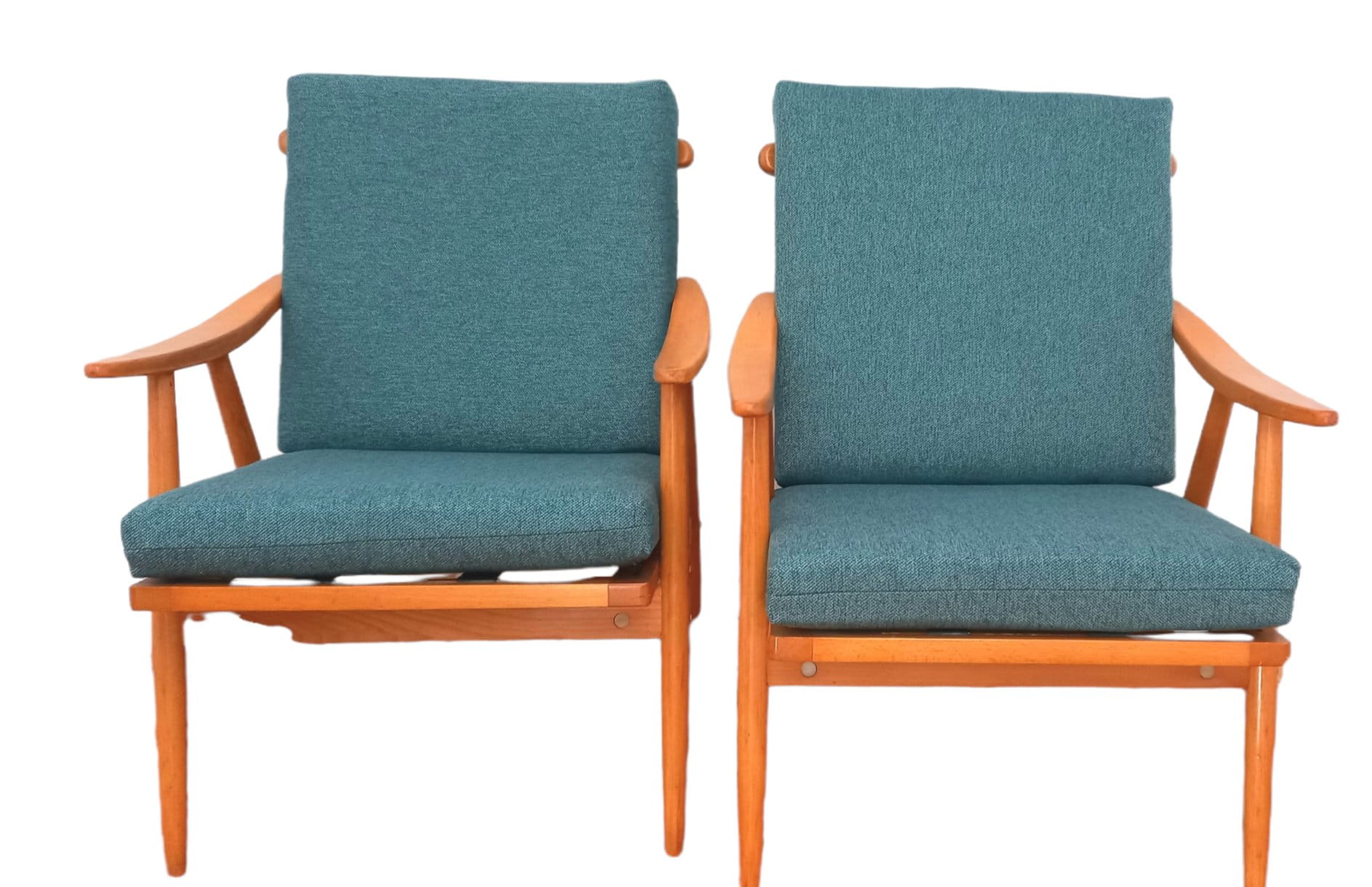 Czechoslovakian Armchairs from TON, 1960s, Set of 2