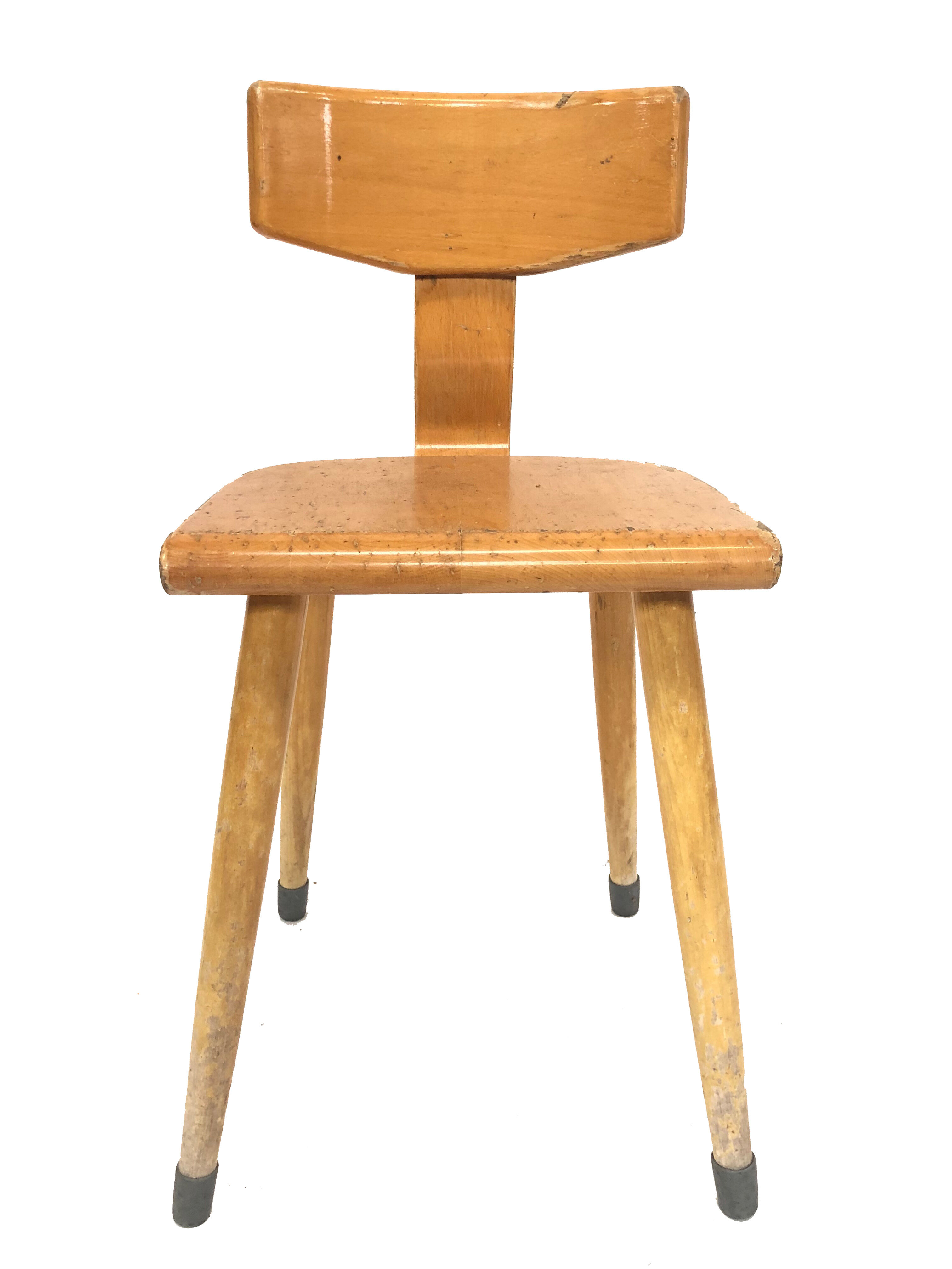 Vintage school chair netherlands 1960s model teacher