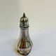 Floral sterling silver salt shaker by Tiffany & Co., 1950s