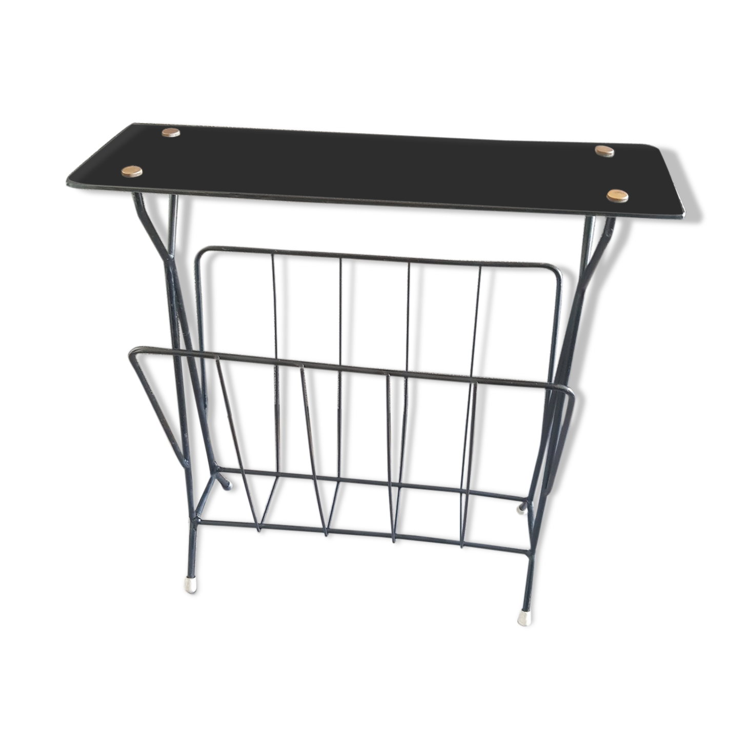 Magazines holder in metal / bakelite