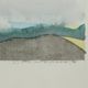 Watercolor The Calm Sea Lieven Florizoone Signed and Dated 1982