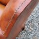 Leather club armchair back mustache from the 30s