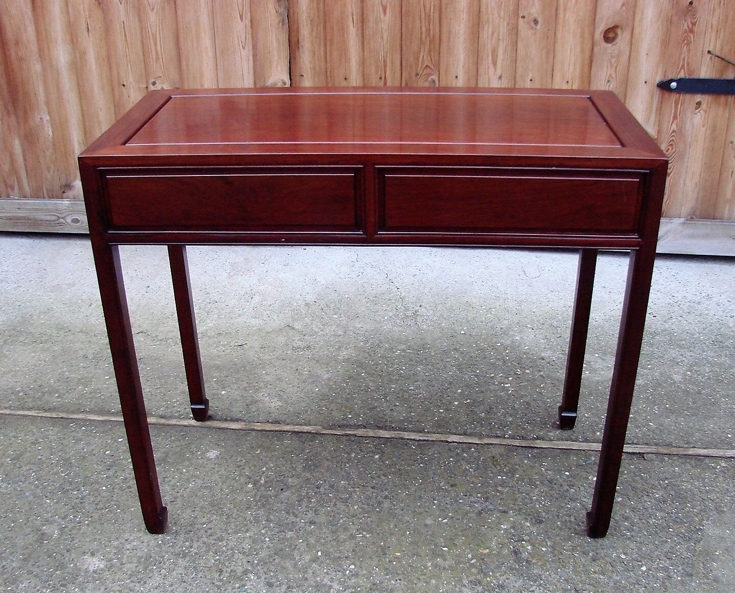 Mahogany console, 1970s