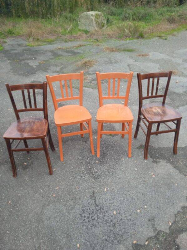 Set of 4 bistro chairs