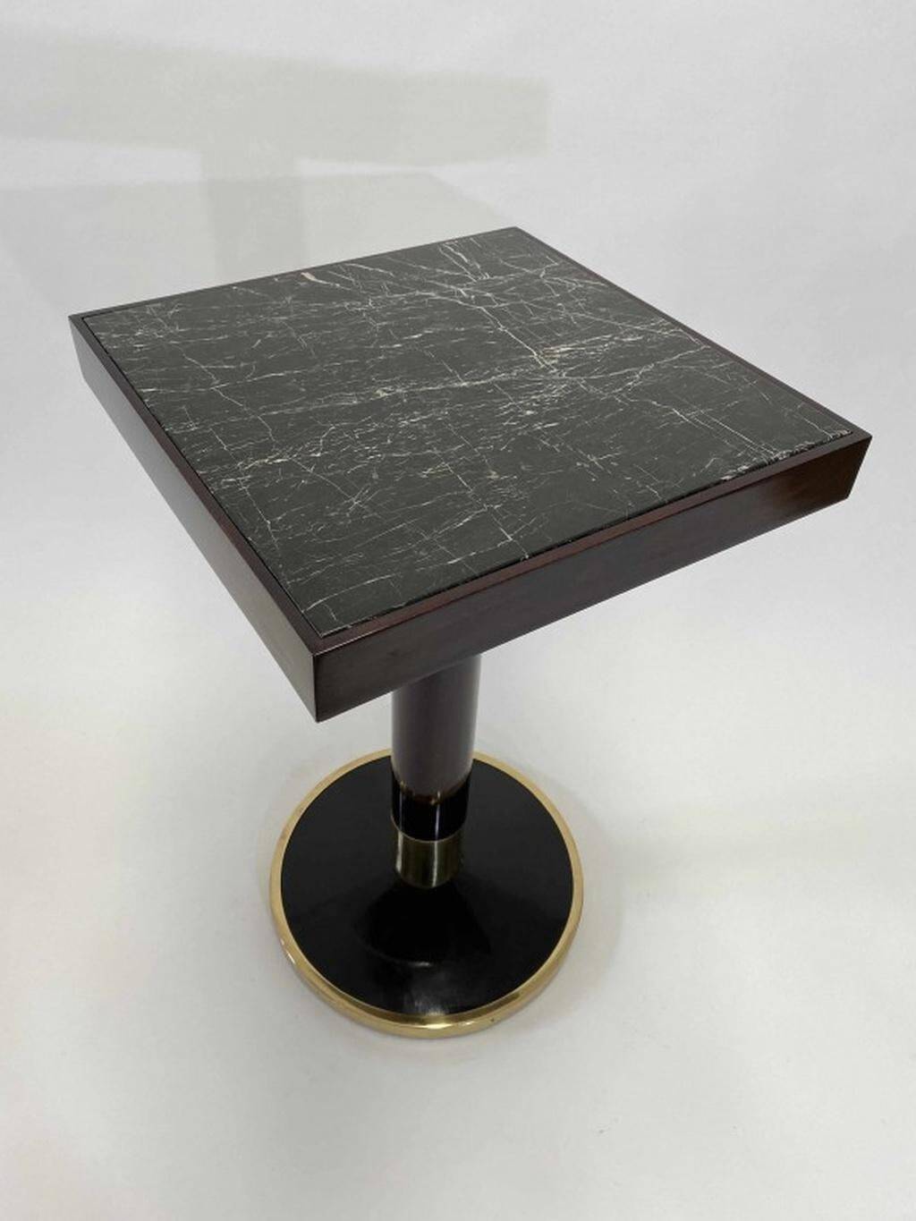 Side table with marble by Thonet