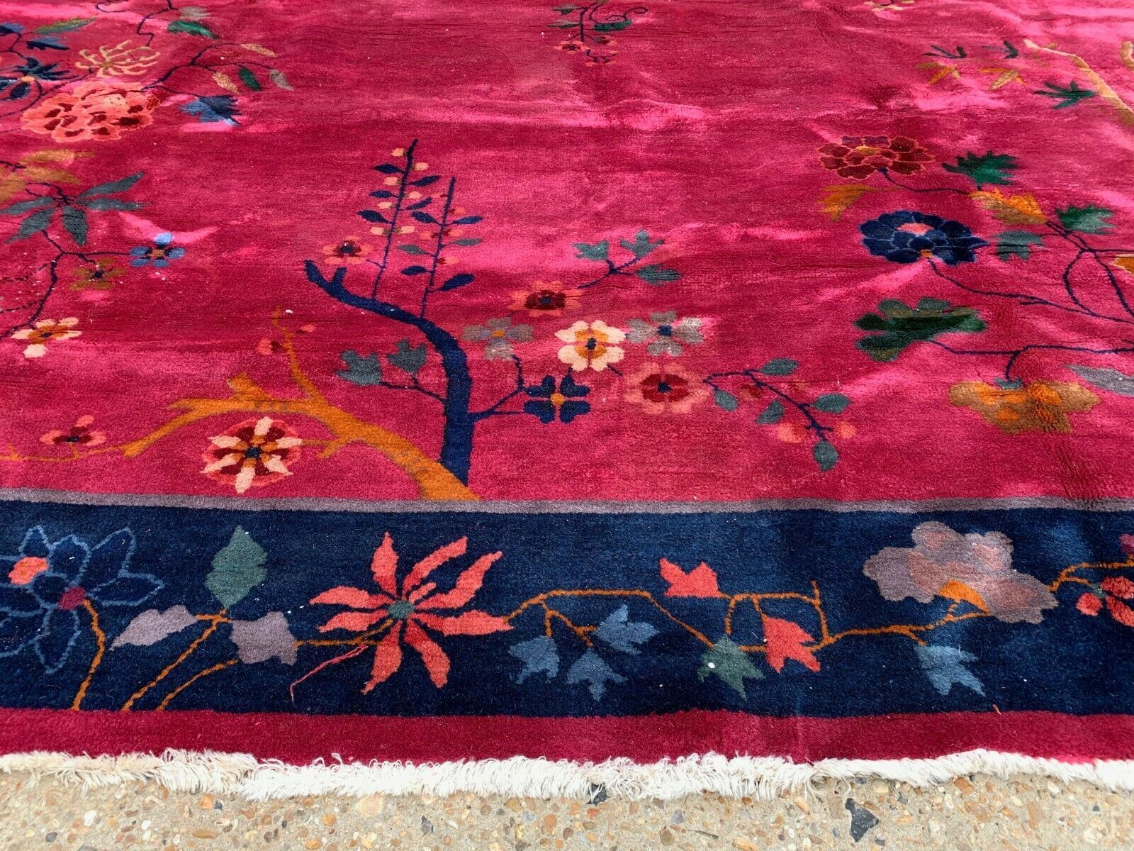 Chinese art deco carpet, 290x245 cm, 1920s