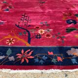Tapis chinois art déco, 290x245 cm, années 1920