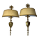 Large pair of wall sconces from the 20th century