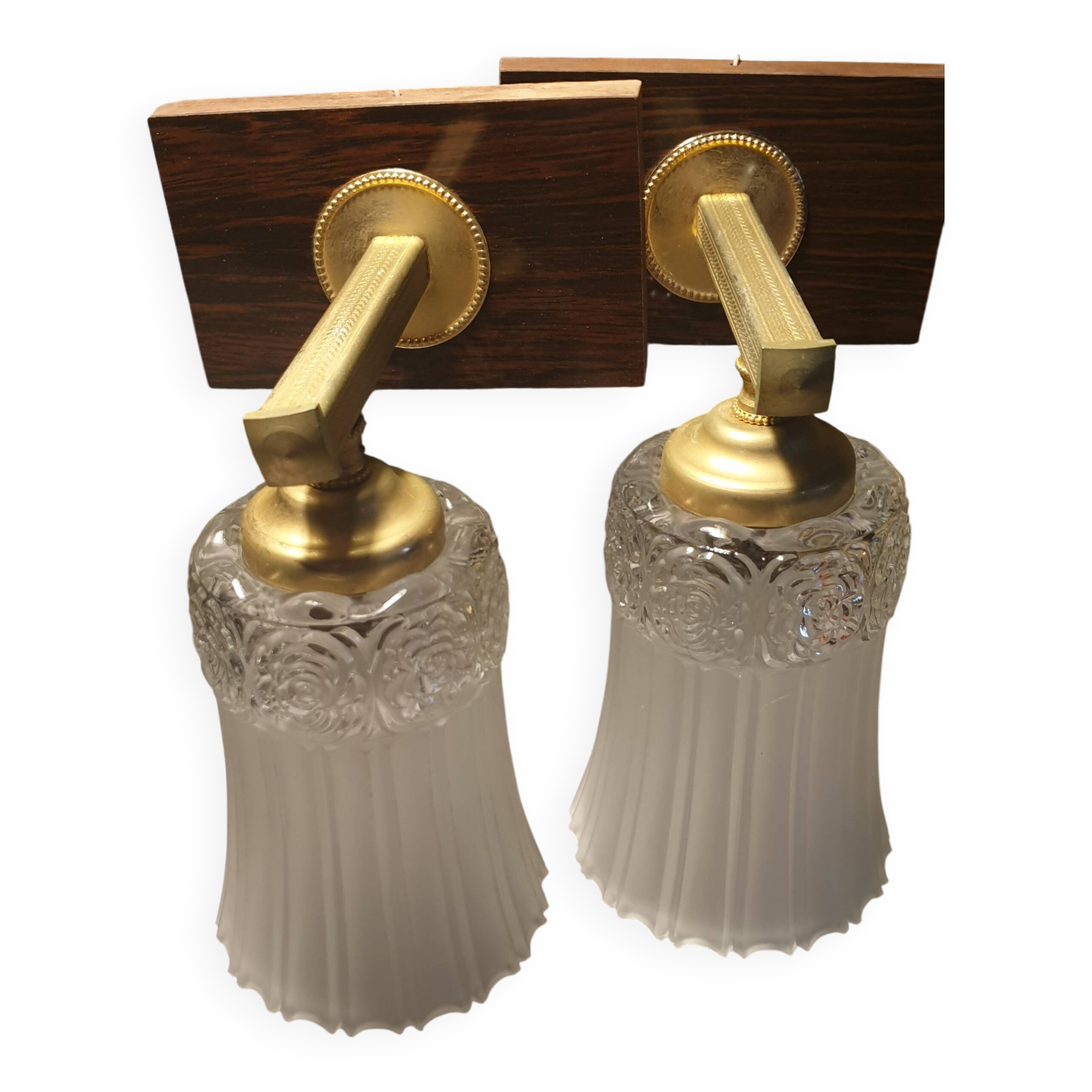 Pair of Art Deco wall lights