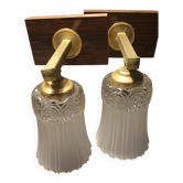 Pair of Art Deco wall lights