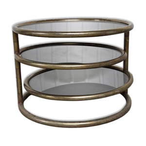 table basse pivotante - laiton