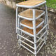 Set de 4 tabourets industriels