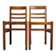 2 chaises bistrot reconstruction "Gabriel" 1945