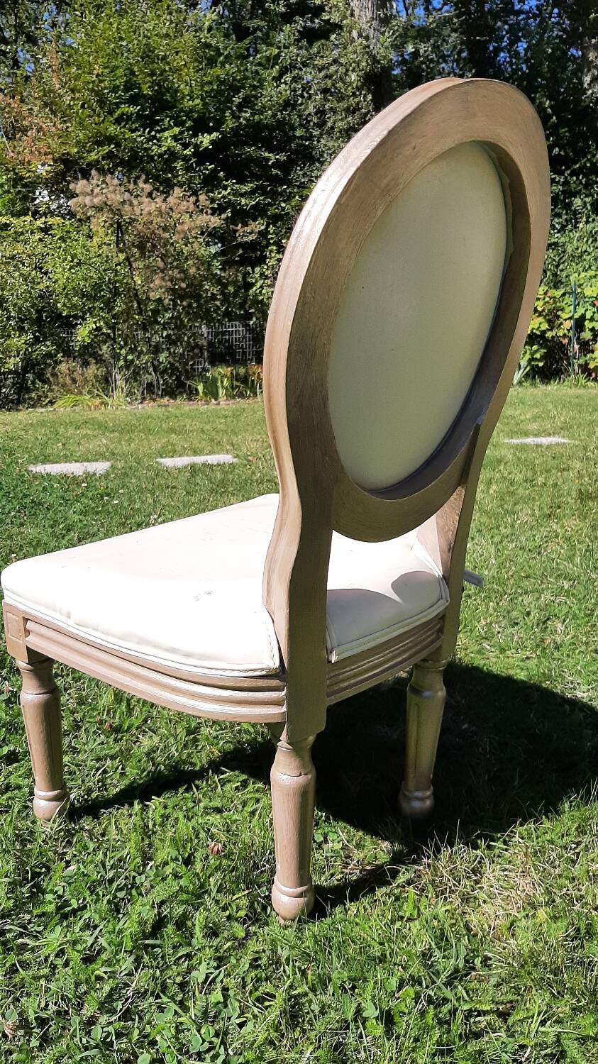 Paire de chaises médaillon enfant