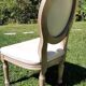 Paire de chaises médaillon enfant