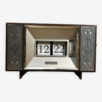 Vintage alarm clock, a box office, " rythm japan " , years 60,70', no 55001, tv form