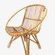 Fauteuil enfant vintage en rotin par Rohe Noordwolde