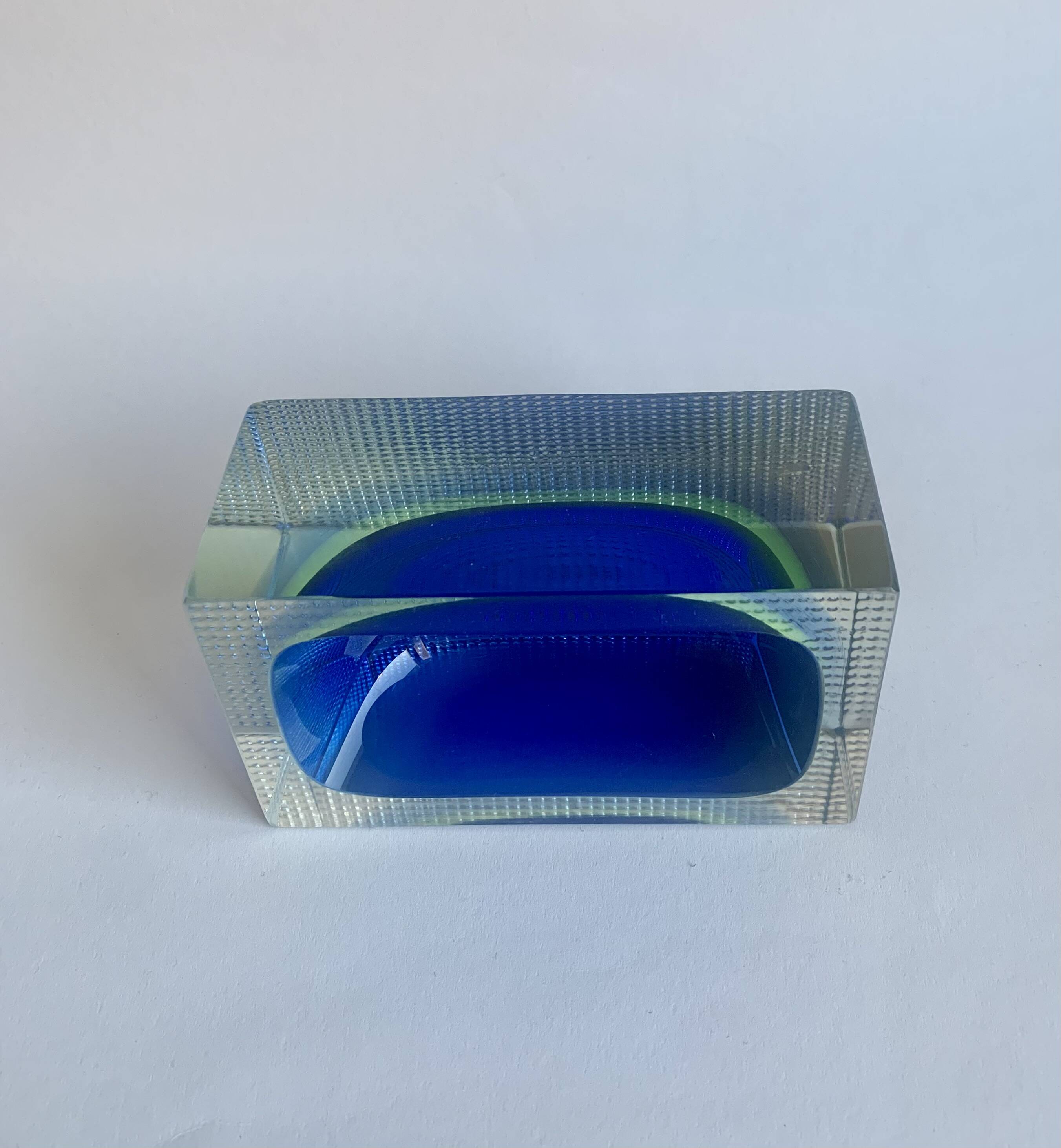 Murano Ashtray by Flavio Poli  1980s