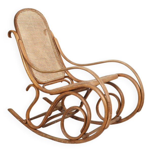 Rocking chair, bois courbé