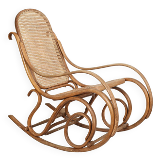 Rocking chair, bois courbé