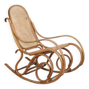 Rocking chair, bois courbé