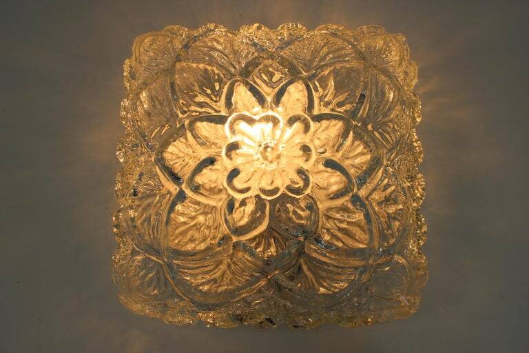 Midcentury Design Wall or Ceiling Lamp, Flush Mount, 1970s