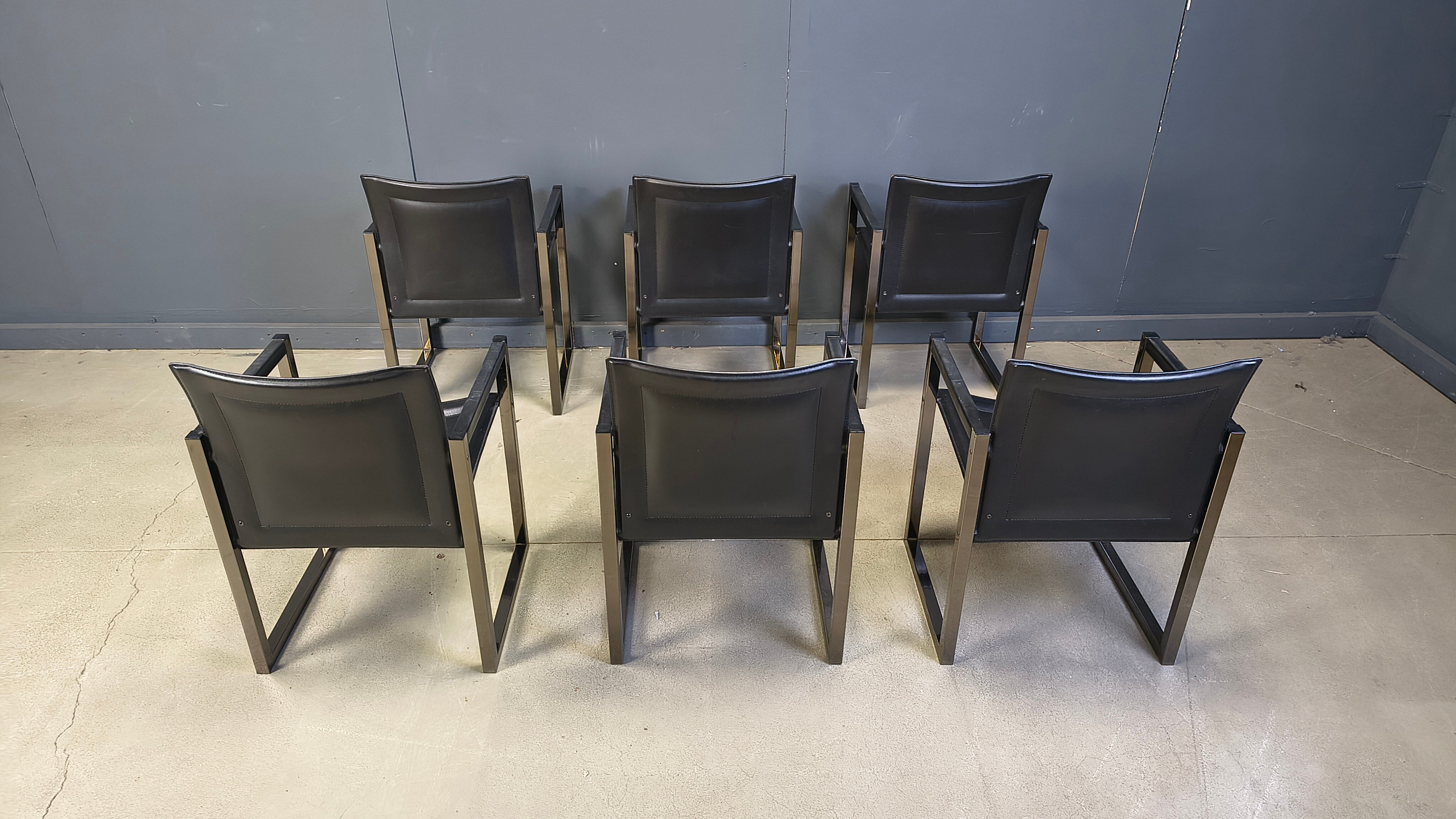 Vintage dining chairs by Arrben, 1980s