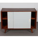 Vintage dark oak chest of drawers by Jiri Jiroutek, model U-452, 1960