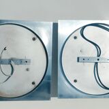 Wall Lights attributed to Carlo Nason for Mazzega, 1970s, Set of 2