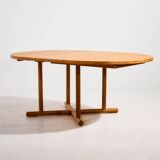 MK10633 Restored oak dining table by Kurt Østervig for Jason Møbler