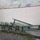 Benches of guinguettes, lot of 5