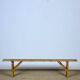 Rustic pine bench, circa 1960