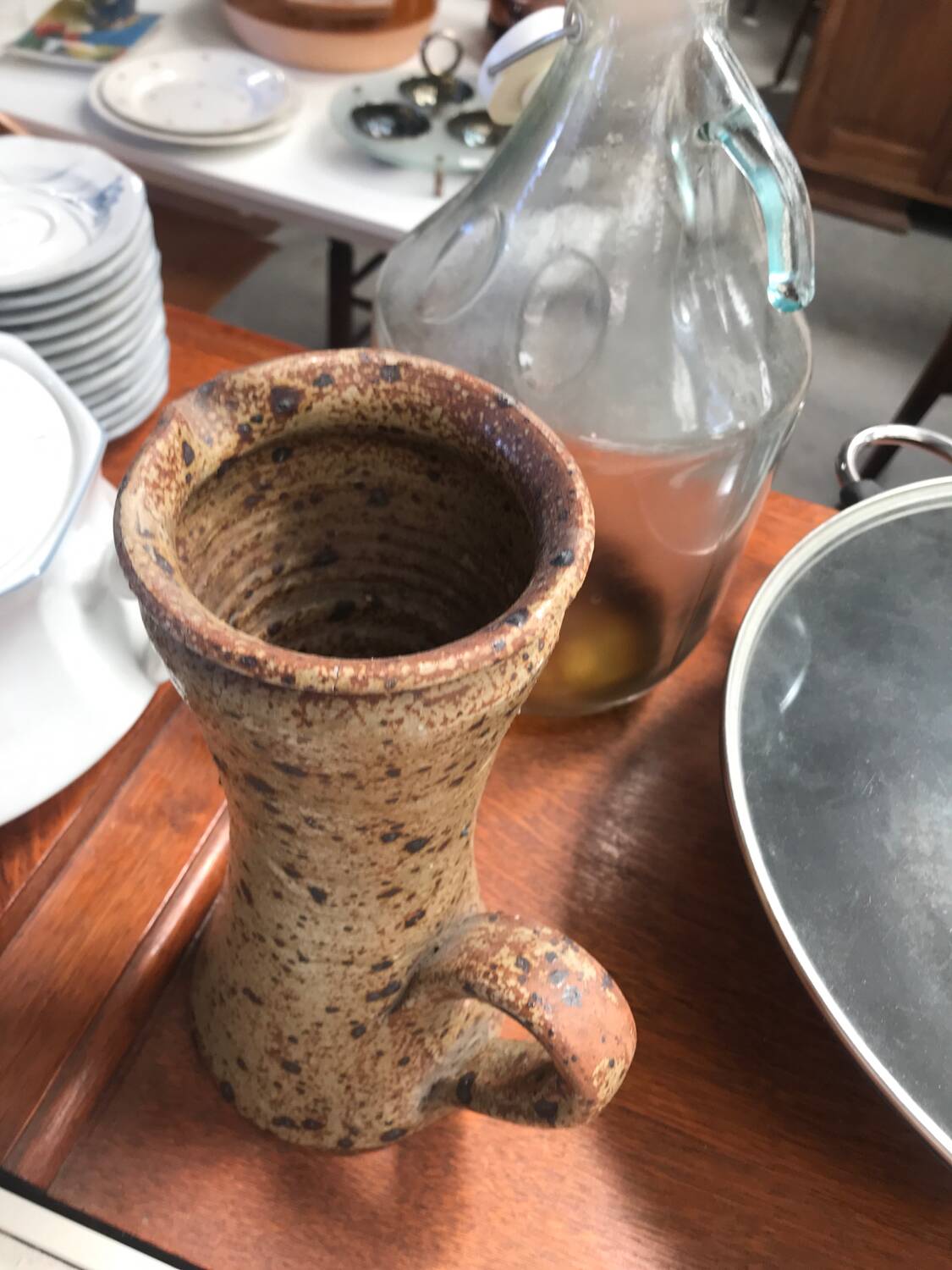 Stoneware water jug