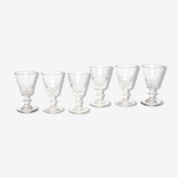 6 verres à pied