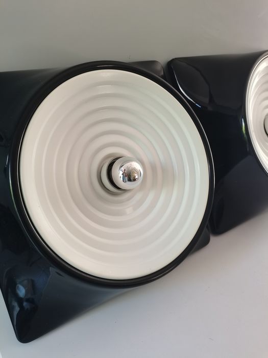 Pair of ceiling lights model 1369 by Studio Nizzoli Associati for Stilnovo