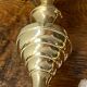 Pair of solid brass candlesticks, Georgian style