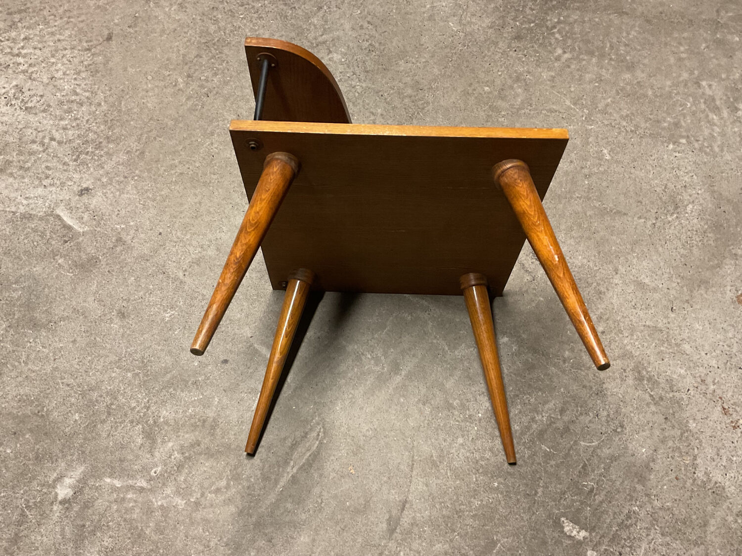 Table basse bois années 50
