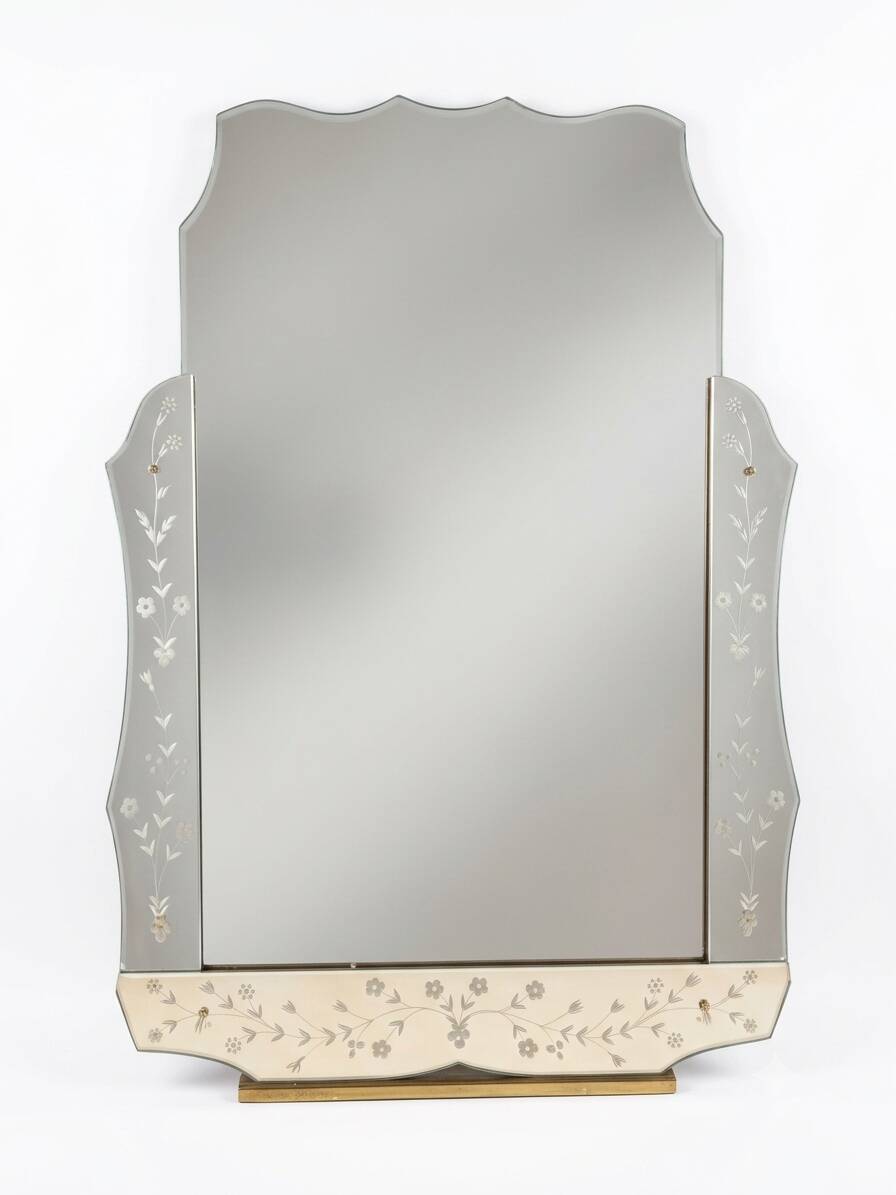Venetian mirror Art Deco 1930s/40s